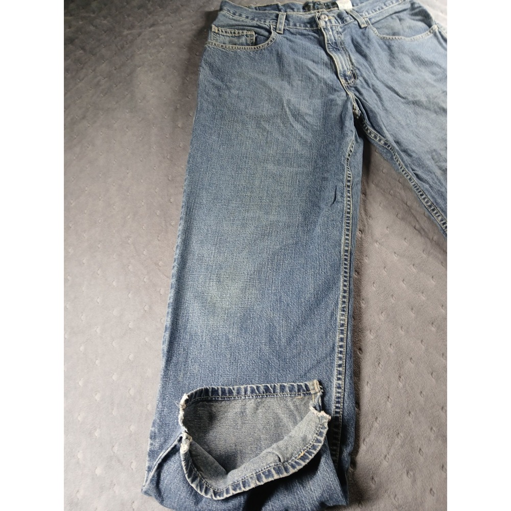 🔥 VINTAGE 2001 Levi's SilverTab BAGGY FIT Jeans 32x29 Skater Wide Leg Y2K! - Picture 9 of 10